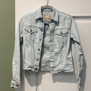 Ag Adriano Goldschmied Light Blue Denim Jacket